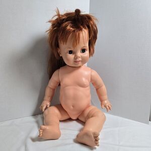 1972 Ideal Toy Corp Baby Crissy Doll Red Gro-Hair Chrissy GHB-H-225/2M-5611 6